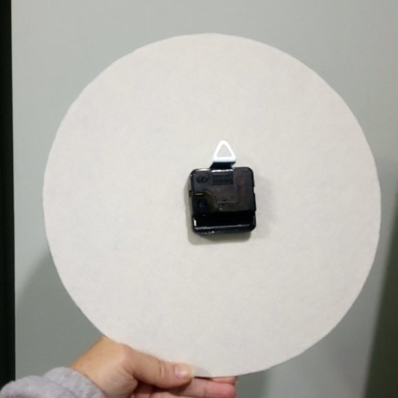 Hand Crafted Resin Clock Fluid Art Bling Purple Olive Green Rhinestones - Picture 10 of 11